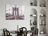 Brooklyn Bridge Glass Wall Art by Insigneart USA