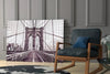 Brooklyn Bridge Glass Wall Art by Insigneart USA