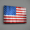 Flag of the United States Glass Wall Art by Insigneart USA