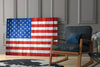 Flag of the United States Glass Wall Art by Insigneart USA