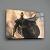 Black Adam Glass Wall Art by Insigneart USA