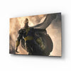 Black Adam Glass Wall Art by Insigneart USA