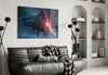 Lightsaber Glass Wall Art by Insigneart USA