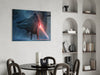 Lightsaber Glass Wall Art by Insigneart USA