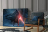 Lightsaber Glass Wall Art by Insigneart USA