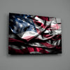 Flag of the United States Glass Wall Art by Insigneart USA