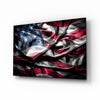 Flag of the United States Glass Wall Art by Insigneart USA