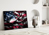 Flag of the United States Glass Wall Art by Insigneart USA