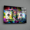 100 Dollars Glass Wall Art by Insigneart USA