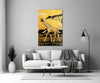 Giraffe Glass Wall Art by Insigneart USA