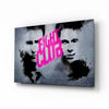 Fight Club Poster Glass Wall Art by Insigneart USA