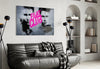 Fight Club Poster Glass Wall Art by Insigneart USA
