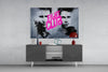 Fight Club Poster Glass Wall Art by Insigneart USA