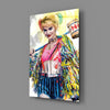 Harley Quinn Glass Wall Art by Insigneart USA