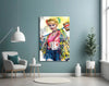 Harley Quinn Glass Wall Art by Insigneart USA