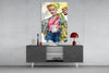 Harley Quinn Glass Wall Art by Insigneart USA