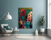 Harley Quinn and Deadpool Glass Wall Art by Insigneart USA