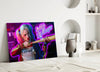 Harley Quinn Glass Wall Art by Insigneart USA