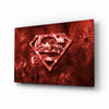 Superman Glass Wall Art by Insigneart USA