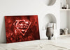 Superman Glass Wall Art by Insigneart USA