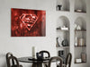 Superman Glass Wall Art by Insigneart USA