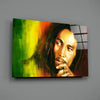 Bob Marley Glass Wall Art by Insigneart USA