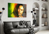 Bob Marley Glass Wall Art by Insigneart USA