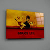 Bruce Lee Glass Wall Art by Insigneart USA