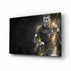 Christiano Ronaldo Glass Wall Art by Insigneart USA