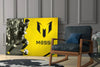 Messi Glass Wall Art by Insigneart USA