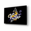 Los Angeles Lakers Glass Wall Art by Insigneart USA