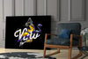 Los Angeles Lakers Glass Wall Art by Insigneart USA