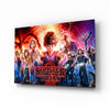 Stranger Things Poster Glass Wall Art by Insigneart USA