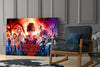 Stranger Things Poster Glass Wall Art by Insigneart USA