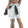 Camo Running Shorts Men Gym Sports Shorts 2 In 1 Quick Dry Workout Training Gym Fitness Jogging Short Pants Summer Men Shorts Men's Running Gym Shorts Breathable with Pockets Quick Dry Sportswear by Stevvex