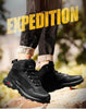Camouflage Hiking Strong Breathable Non-slip Shoes Outdoor Men's Sports Shoes Waterproof Air Circulation Insole Ankle Support Non-Slip Lightweight For Outdoor Trekking Walking Shoes by Stevvex