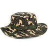 Camouflage Outdoor Bucket Hat Camping Hat Men Foldable Sun Cap Breathable Adjustable Bucket Cap for Men/Women Sports Sun Cap Unisex Fishing Hiking Travel Solid Color Hats by Stevvex
