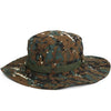 Camouflage Outdoor Bucket Hat Camping Hat Men Foldable Sun Cap Breathable Adjustable Bucket Cap for Men/Women Sports Sun Cap Unisex Fishing Hiking Travel Solid Color Hats by Stevvex