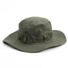 Camouflage Outdoor Bucket Hat Camping Hat Men Foldable Sun Cap Breathable Adjustable Bucket Cap for Men/Women Sports Sun Cap Unisex Fishing Hiking Travel Solid Color Hats by Stevvex