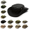 Camouflage Outdoor Bucket Hat Camping Hat Men Foldable Sun Cap Breathable Adjustable Bucket Cap for Men/Women Sports Sun Cap Unisex Fishing Hiking Travel Solid Color Hats by Stevvex