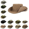 Camouflage Outdoor Bucket Hat Camping Hat Men Foldable Sun Cap Breathable Adjustable Bucket Cap for Men/Women Sports Sun Cap Unisex Fishing Hiking Travel Solid Color Hats by Stevvex