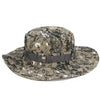 Camouflage Outdoor Bucket Hat Camping Hat Men Foldable Sun Cap Breathable Adjustable Bucket Cap for Men/Women Sports Sun Cap Unisex Fishing Hiking Travel Solid Color Hats by Stevvex