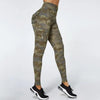 Camouflage Yoga Pants With Pockets Women Fitness Leggings Workout Sports Pocket Women Green Leggings Slim Skinny Gym Leggings Pants Push Up Elastic Slim Pants For Autumn And Winter by Stevvex