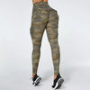 Camouflage Yoga Pants With Pockets Women Fitness Leggings Workout Sports Pocket Women Green Leggings Slim Skinny Gym Leggings Pants Push Up Elastic Slim Pants For Autumn And Winter by Stevvex