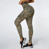 Camouflage Yoga Pants With Pockets Women Fitness Leggings Workout Sports Pocket Women Green Leggings Slim Skinny Gym Leggings Pants Push Up Elastic Slim Pants For Autumn And Winter by Stevvex