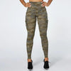 Camouflage Yoga Pants With Pockets Women Fitness Leggings Workout Sports Pocket Women Green Leggings Slim Skinny Gym Leggings Pants Push Up Elastic Slim Pants For Autumn And Winter by Stevvex