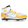 "Canary Yellow OW" Jordan 1 Retro Cleats by Stadium Custom Kicks
