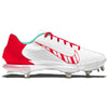 "Candy Cane" Nike Force Zoom Trout 7 Pro Cleats by Stadium Custom Kicks