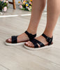 Carmel Sandals in Black