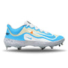 "Carolina Blue OW" Nike Alpha Huarache Elite 4 Low Cleats by Stadium Custom Kicks
